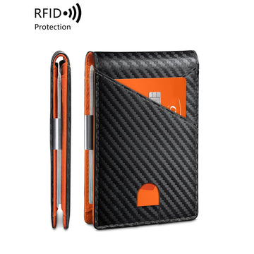 Teemzone Leather Slim Cardholder Wallet