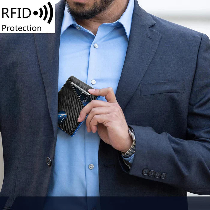 Teemzone Leather Slim Cardholder Wallet