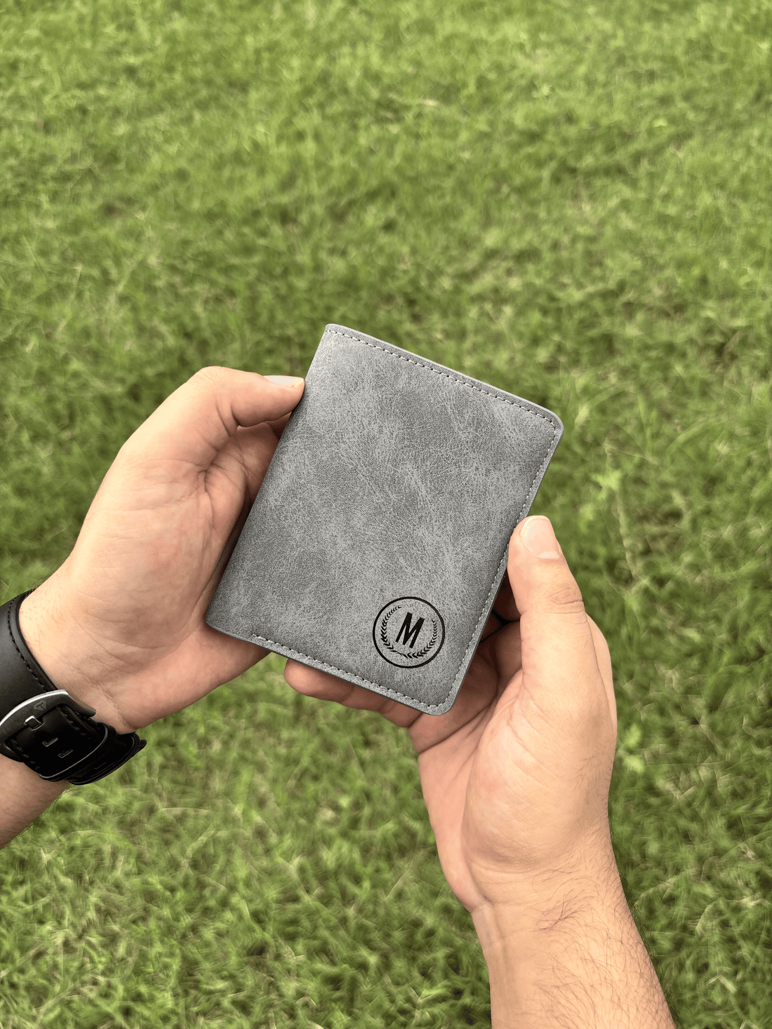 Short Leather Imported Wallet